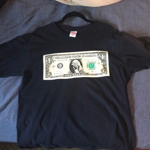 supreme dollar shirt